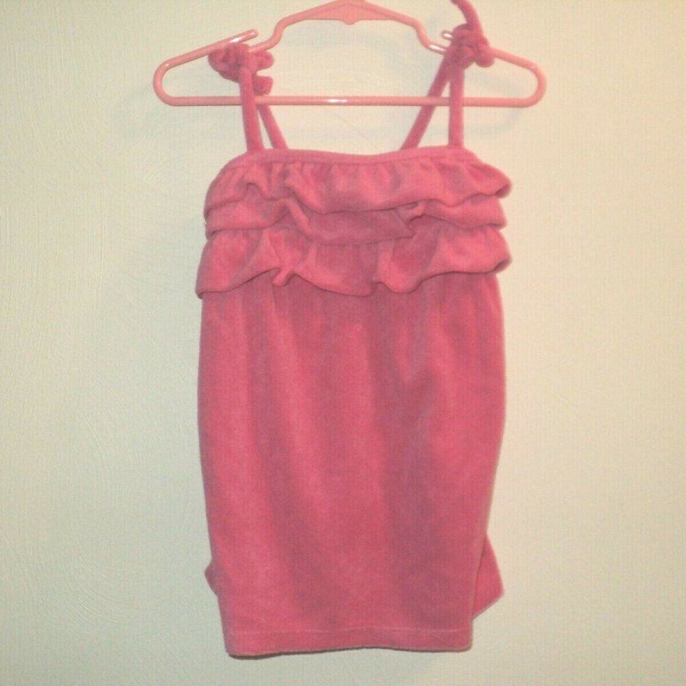 NEW Blue Caribbean Infant Girl's 12 Month Beach Cover-Up Pink Terry Cloth